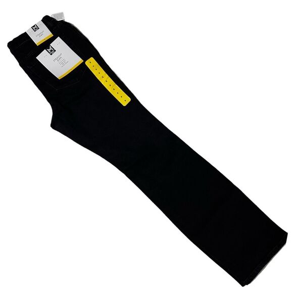 Member's Mark Women's Straight Jeans - Black Wash - Size 8 - Picture 11 of 13